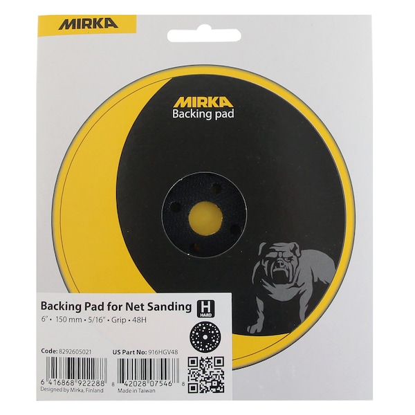 Backup Pad 6" Grip 48H 130G Soft